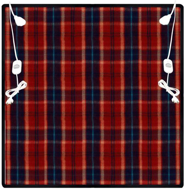 ARCOVA HOME Checkered Double Electric Blanket for Heavy Winter
