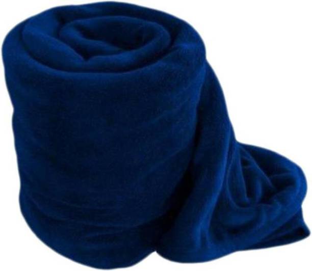 komfey Solid Single Fleece Blanket for  AC Room