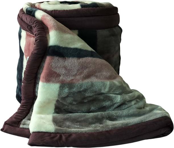 WARZMY Floral Single AC Blanket for  Mild Winter