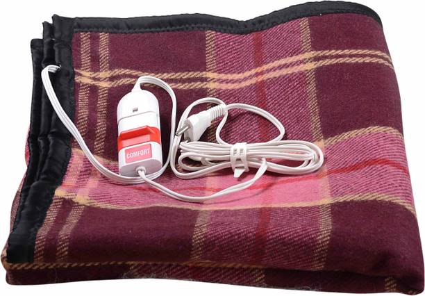Comfort Solid Single Electric Blanket for  Heavy Winter