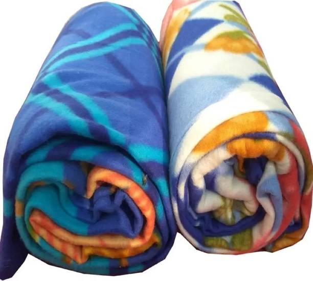 MFI Abstract Single Fleece Blanket for  AC Room