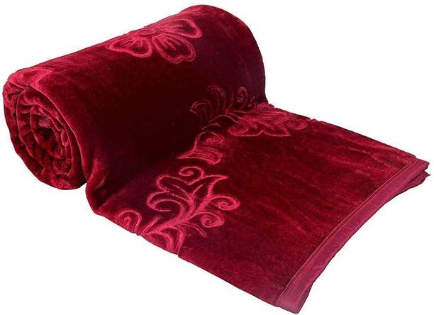 RIAN Solid Single Mink Blanket for  Heavy Winter