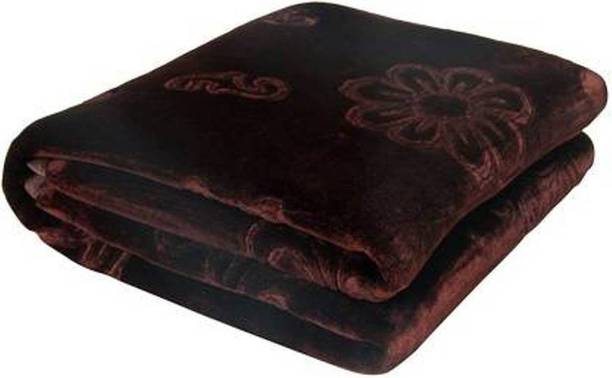 RIAN Floral Double Mink Blanket for  Heavy Winter