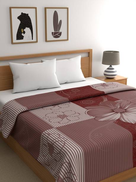 Raymond Home Floral Double Mink Blanket for  Heavy Winter