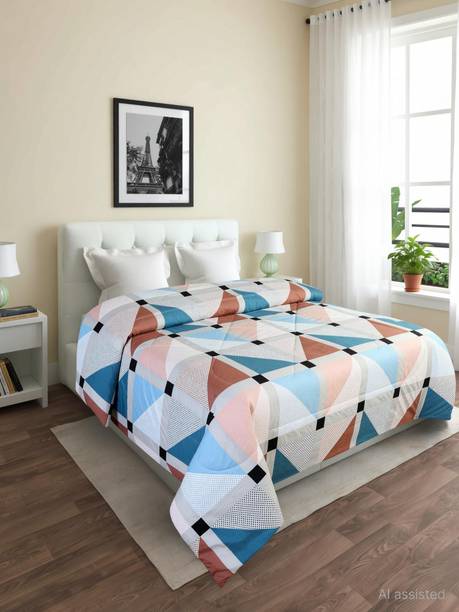 Homerica Printed Double Comforter for  AC Room