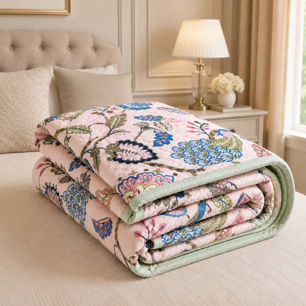 Rolling Animal Printed Single Comforter for  All Season