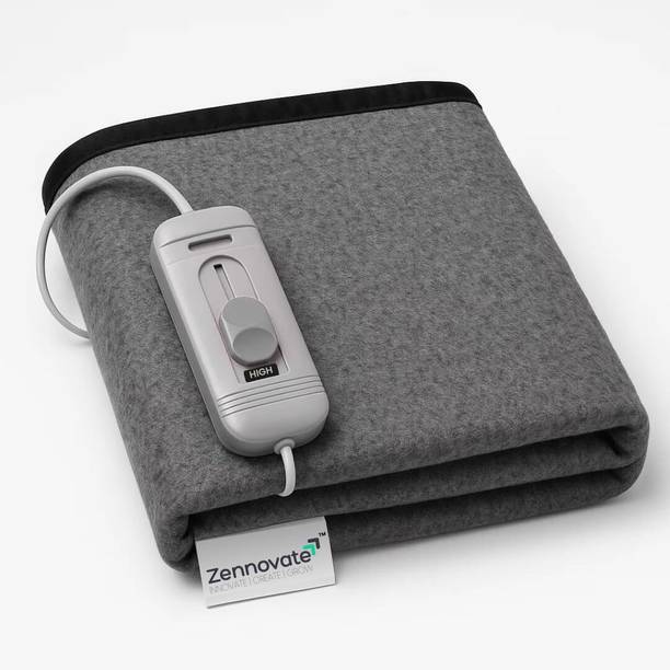 Zennovate Solid Single Electric Blanket for  Heavy Winter