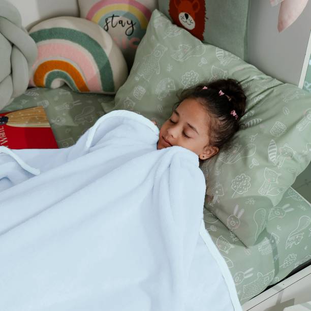 haus & kinder Solid Single AC Blanket for  AC Room