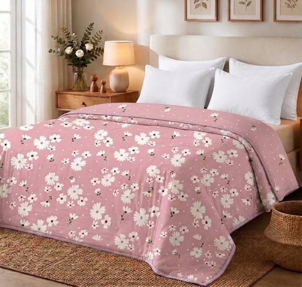 Indian Weavers home store Floral Queen Comforter for  AC Room