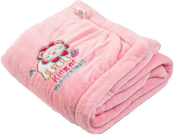 BABY ZONE Printed Single Crib Baby Blanket for  AC Room