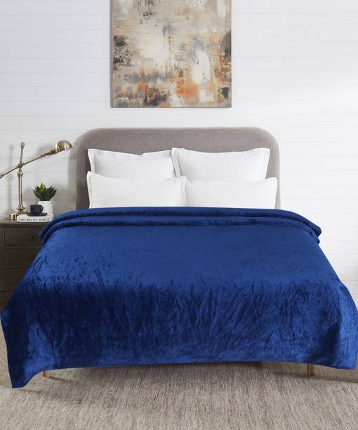 CARLTON LONDON Solid Double AC Blanket for  Mild Winter