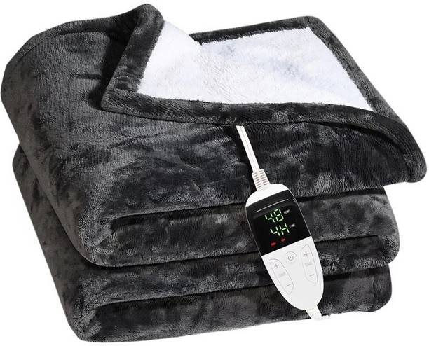 ARCOVA HOME Solid Double Electric Blanket for Heavy Winter