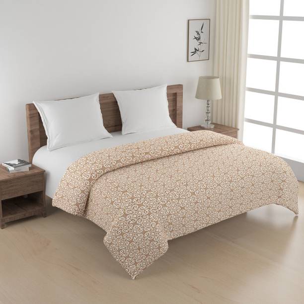 SWAYAM Geometric Double Comforter for  Heavy Winter