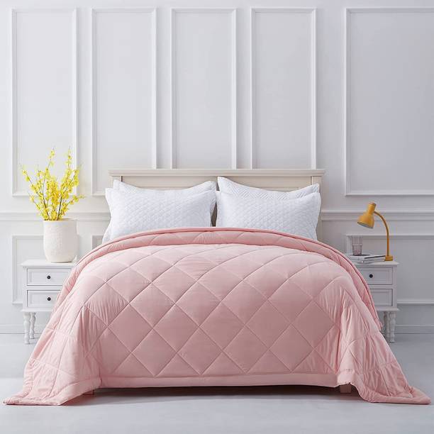 CULTIVER Geometric Single Comforter for  AC Room