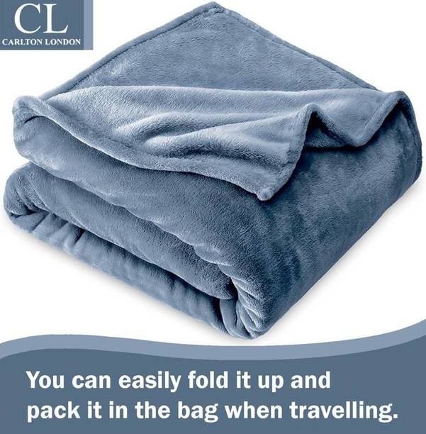 CARLTON LONDON Solid Double AC Blanket for  AC Room