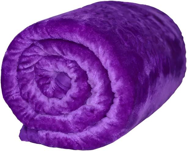 wear me Floral Single Mink Blanket for  Heavy Winter