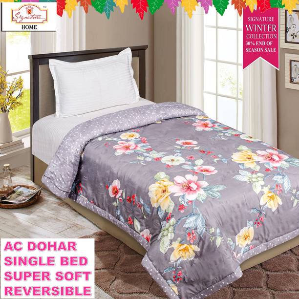 Signature Floral Single Dohar for  AC Room