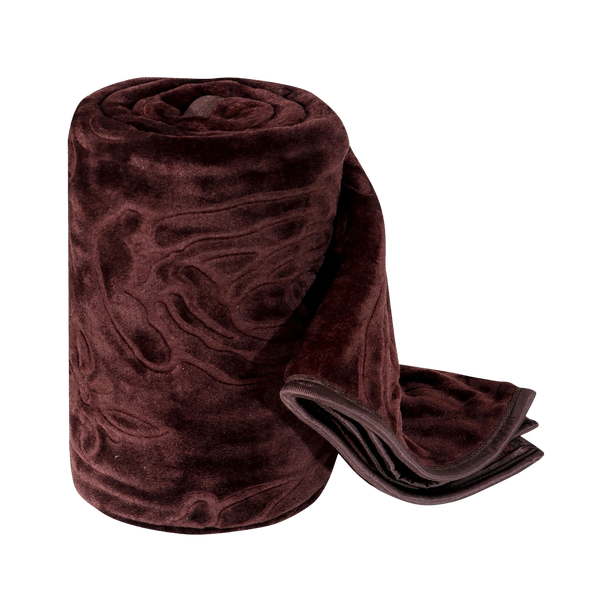 IWS Self Design Double Mink Blanket for  Mild Winter