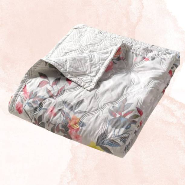 Anadhika Floral Single AC Blanket for  All Season