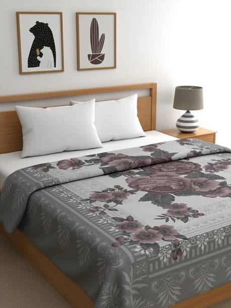 Raymond Home Floral Double Mink Blanket for Heavy Winter