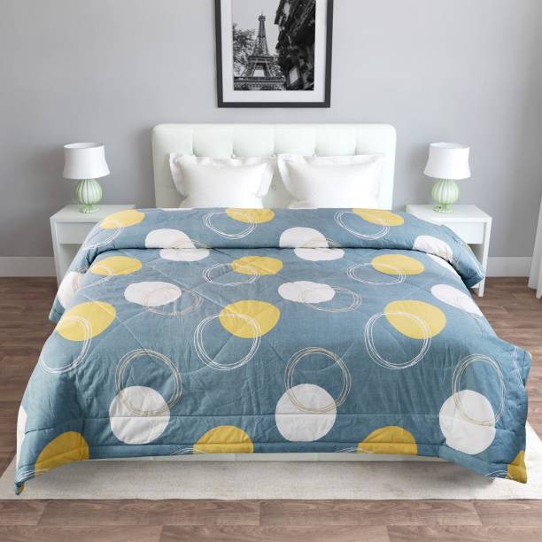 Floating Dreams Printed King, Double AC Blanket for  Mild Winter