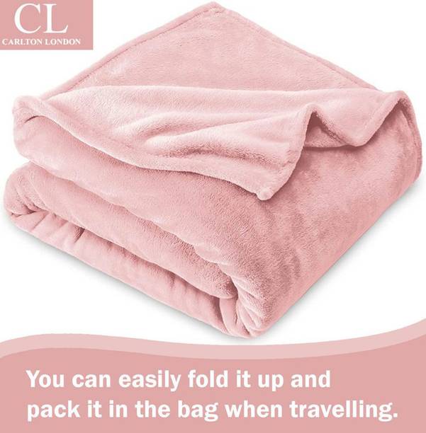 CARLTON LONDON Solid Double AC Blanket for  AC Room