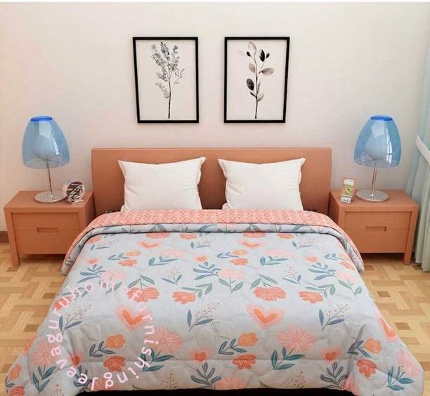 jeevaguru Floral Queen AC Blanket for  All Season