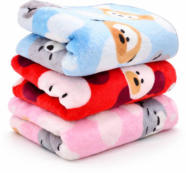 BRANDONN Printed Crib Mink Blanket for  AC Room