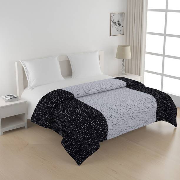 SWAYAM Geometric Double Comforter for  AC Room