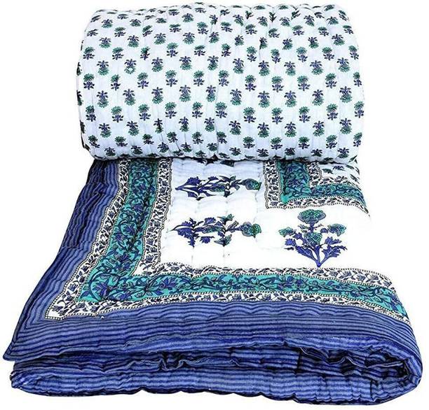 Qker Printed Double Quilt for  AC Room