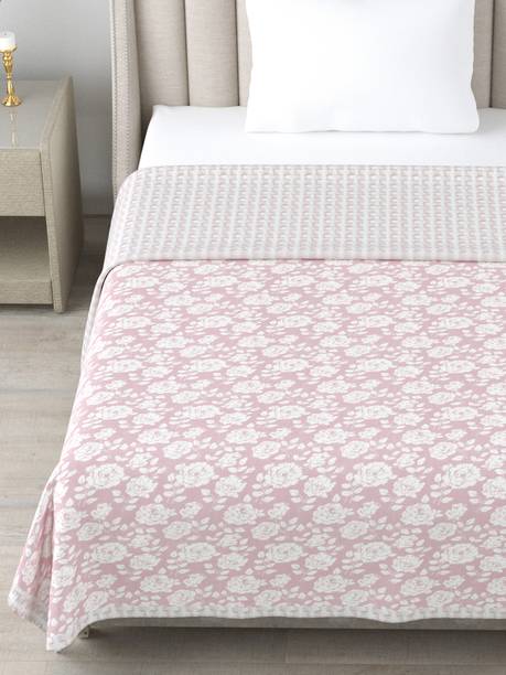 CHICERY Floral Single Dohar for  AC Room