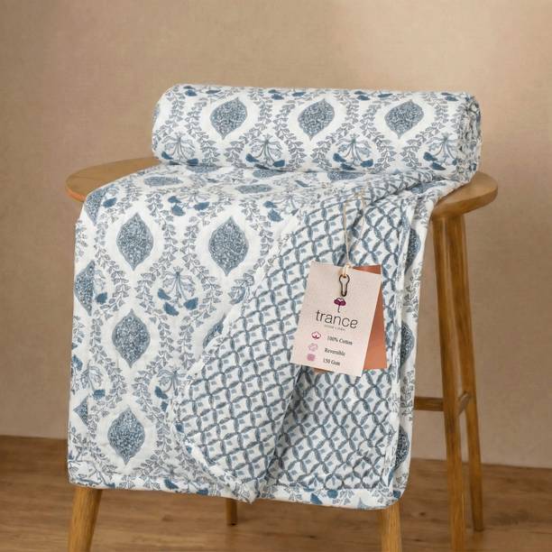 Trance Home Linen Printed Double Dohar for  AC Room