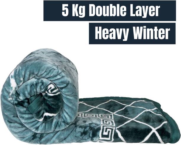Deniyal ENTERPRISES Printed King Weighted Blanket for  Heavy Winter