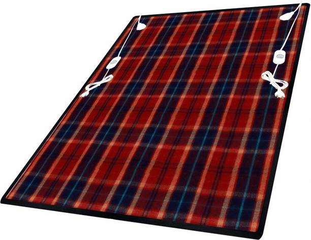 ARCOVA HOME Checkered Double Electric Blanket for  Heavy Winter
