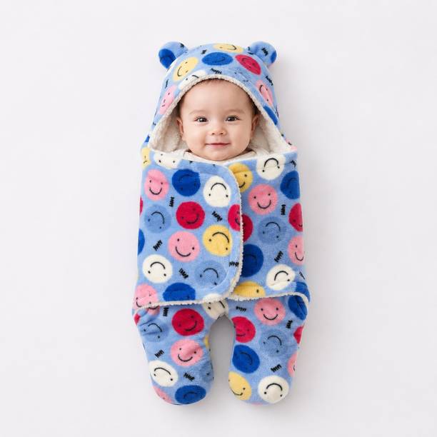 GIGGLYGO Printed Crib Crib Baby Blanket for  All Season