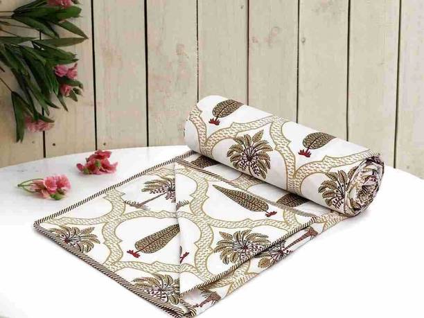 JP SHINE Printed Single AC Blanket for  AC Room