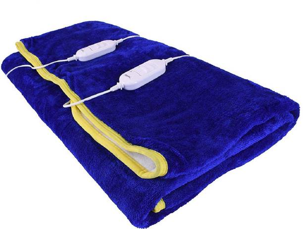Comfort Ideas Solid Double Electric Blanket for  Heavy Winter