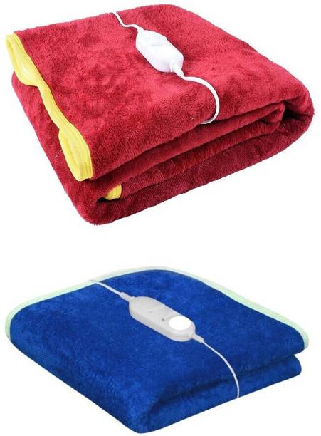 Comfort Ideas Solid Single Electric Blanket for Heavy Winter