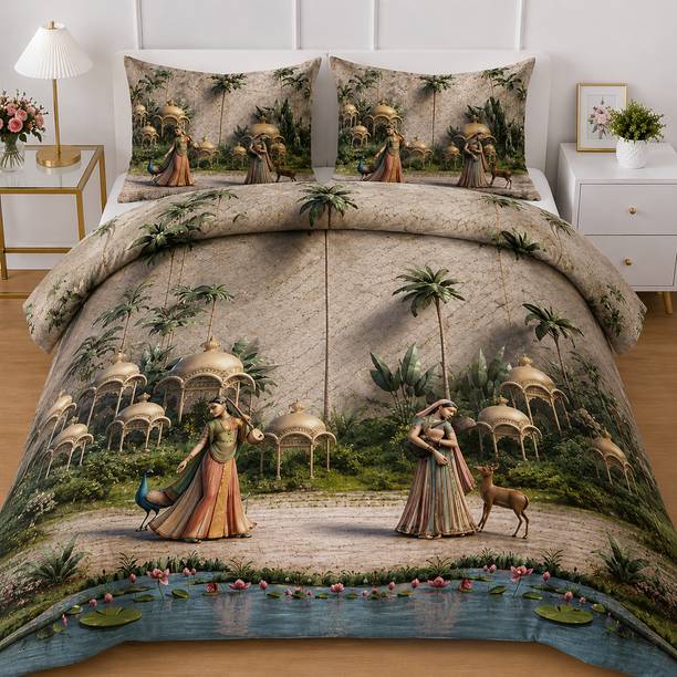 Signature 3D Printed Double Comforter for  All Season