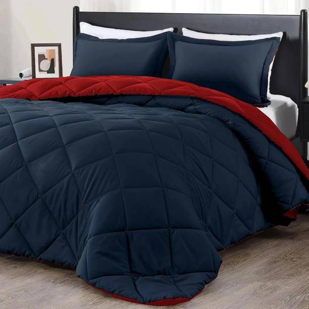 Homerica Solid Double Comforter for  AC Room