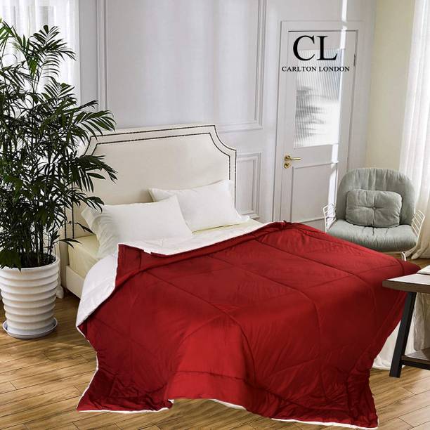 CARLTON LONDON Solid Double Comforter for  AC Room
