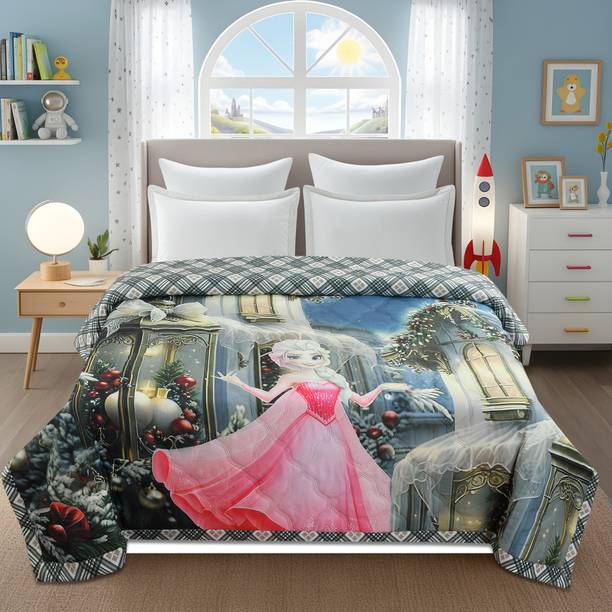 Flipkart SmartBuy 3D Printed Double AC Blanket for  AC Room