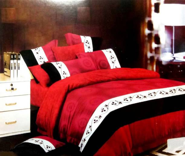 COZYEXPORTS Floral Double Mink Blanket for  Heavy Winter