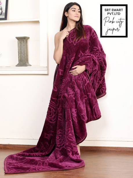 JP SHINE Floral Double AC Blanket for  Heavy Winter
