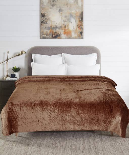 CARLTON LONDON Solid Double AC Blanket for  Mild Winter