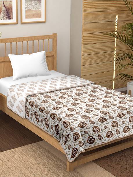 CHICERY Floral Single Dohar for  AC Room