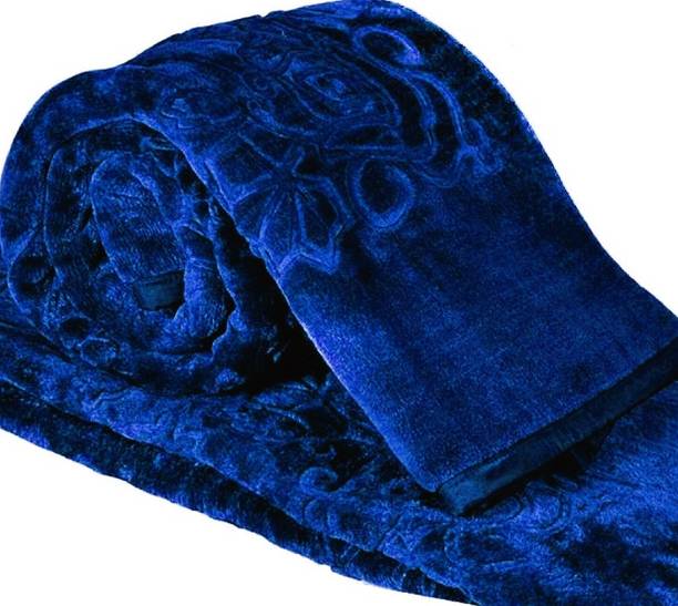 HomyReef Floral Single Mink Blanket for  Heavy Winter