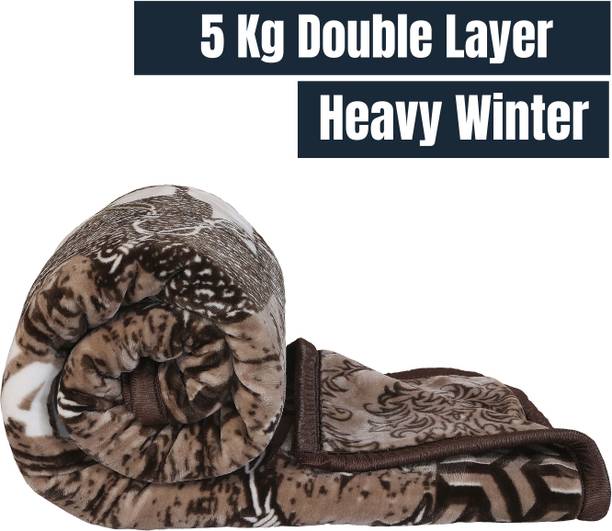 kirshinaENTERPRISES Printed King Weighted Blanket for  Heavy Winter