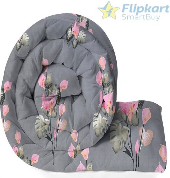 Flipkart SmartBuy Floral Single AC Blanket for  AC Room