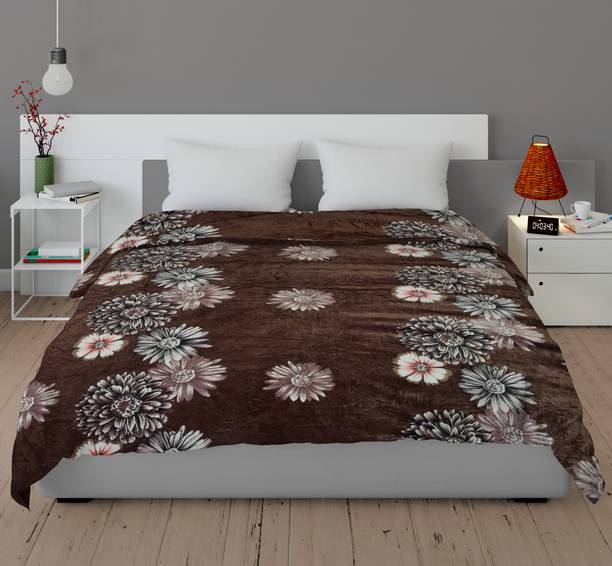 SPANGLE Striped King Coral Blanket for  Mild Winter